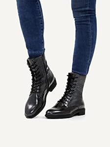 Bottines Caprice Pour Femme - Cuir De Qualité, Largeur G, Semelle Amovible - Confort Garanti