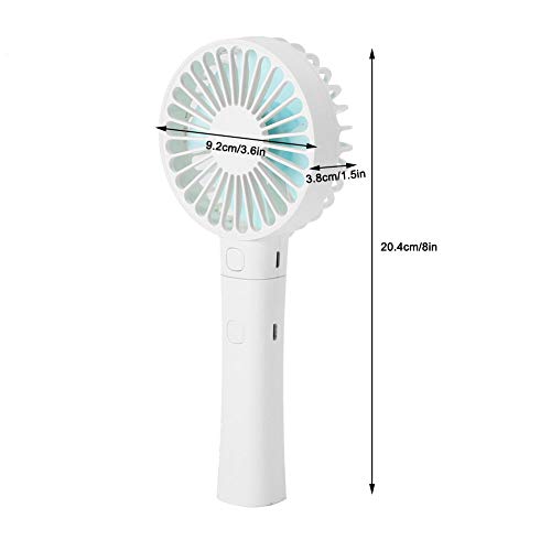 Mini-USB-ventilator, multifunctionele mini-handventilator Draagbare ventilator Opladen via USB voor thuiskantoor(wit) - Image 8