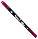Tsukineko Dual-Ended Fabrico Marker Color-Fast, Burgundy