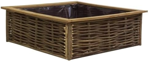 AUBRY GASPARD - Potager Carré Noisetier et Pin - 120 x 120 x 40 c...