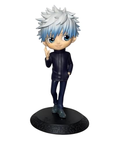 Image of Anime Cartoon Character Q Posket Action Figure | Limited Edition | Attractive Lightweight Durable Toy Figures for Home Decors Office Desk and Study Table - Satoru Gojo