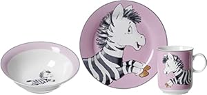 Ritzenhoff & Breker Zoe Zebra Kindergeschirr-Set, 3-teilig