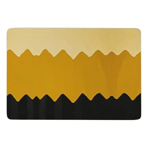 Tapis de bain grand format lavable pour éviter les glissades en douceur