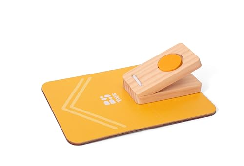 Juego de madera Sling Game BS Toys con objetivos y lanzadores para niños 3