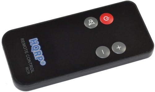 HQRP Remote Control Compatible with Bose Solo 410376, Solo 5 10 15 TV Sound System Series II, Solo SoundBar II, CineMate 10 15 Home Theather Speaker System, Series II 2, GS Series II, 1SR with Battery