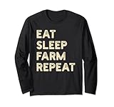 Photo Gallery eat sleep farm repeat - agricoltore e agricoltura maglia a manica Photo Gallery eat sleep farm repeat - agricoltore e agricoltura maglia a manica
