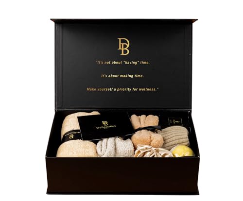 Wellness Box 12pc Self Care Spa Gift Basket for Women