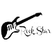Guitar Rock Star Decal Wall Vinyl Decor Sticker Bedroom Music Kids Children Art