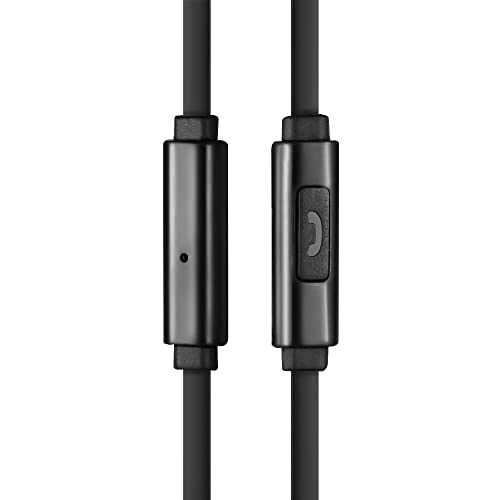 Betron Mk23 Earphones Wired In-Ear Headphones With Microphone Noise Isolating Earbud Tips Strong Bass 3.5Mm Jack Tangle-Free Flat Cable For Phones Iphone Ipad Ipod Mp3 Players Tablets Laptops #TOP6