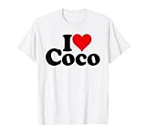 I HEART LOVE COCO NAME TEES