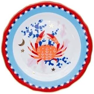 Baci Milano Plato pequeño colección Zodiac Vibe de porcelana Ø 16 cm - Cáncer