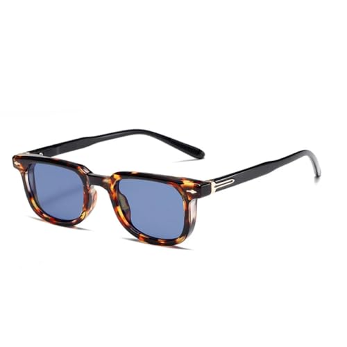 Lunettes de soleil carrées vintage léopard pour sublimer vos terrasses et sorties en ville