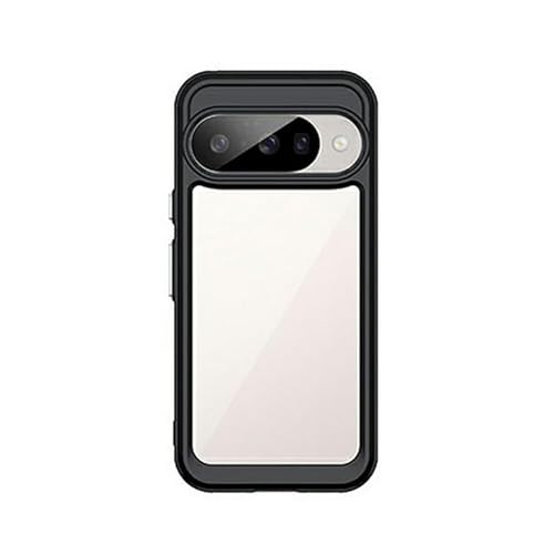 CYBERGARAGE�EFor Google Pixel 11 �N���A�P�[�X �J�o�[ �N���A���� ����TPU+ �w�ʃv���X�`�b�N ���� �V���v�� For �O�[�O�� �s�N�Z��11 �v�� (�u���b�N)