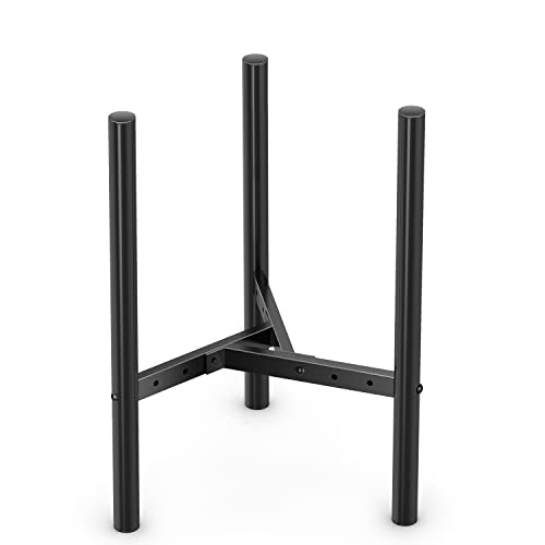 Kcysta Plant Stand, Adjustable Plant Stand Indoor (8-10 Inches), 2 Heights Plant Holders Indoor Stand, Black (Pot & Plant Not Included) #TOP5