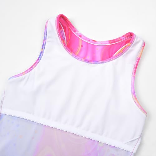 Image of Uhnice Girls Swimsuit Two Piece Tankini Swimwear with Boyshort