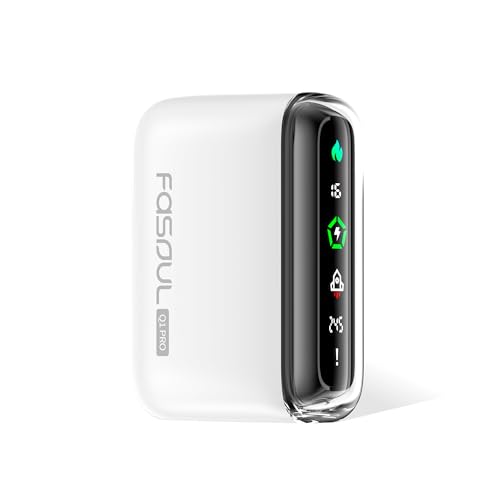 Fasoul Q1 Pro Dual-Heat Elektrischer Erhitzer mit zweiter Aufheizphase für doppelten Genuss Alternative zur E-Zigarette kompatibel mit IQOS TEREA bis zu 20 Stücke pro Akkuladung (Weiß)