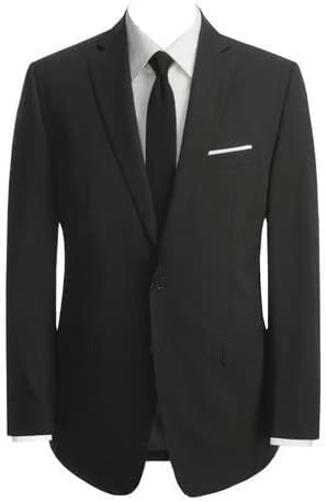 Blazer for Men Black Coat Stylish Single Breasted Formal Slim Fit Latest Suit for Wedding