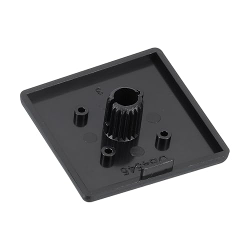 Image of uxcell 10Pcs Extruded End Cap Nylon, 45x45mm T-Slot Aluminum Profile 4545 European Standard End Cap Extrusion Plug for Trolley, Fish Tank Rack, Storage Rack, Black