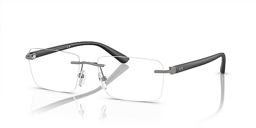 Image of Armani Exchange Mens AX1064 Rectangular Prescription Eyewear Frames