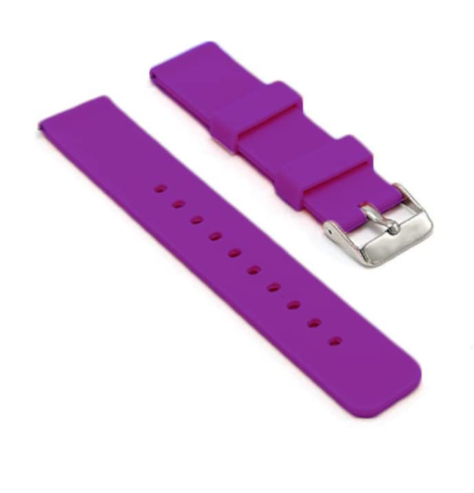 SBWC Purple Rubber Silicon Strap For Men And Women With Steel Buckle 10mm 12mm 14mm 16mm 18mm (14mm) (B0C1S3THQB) Amazon Price History, Amazon Price Tracker