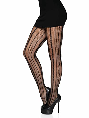 Image of Leg Avenue Women's Pattern Tights, Breathable Stretchy Fit With No-pinch Waistband