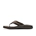 Clarks Men's Wesley Sun Flip-Flop, Beeswax Leather, 11
