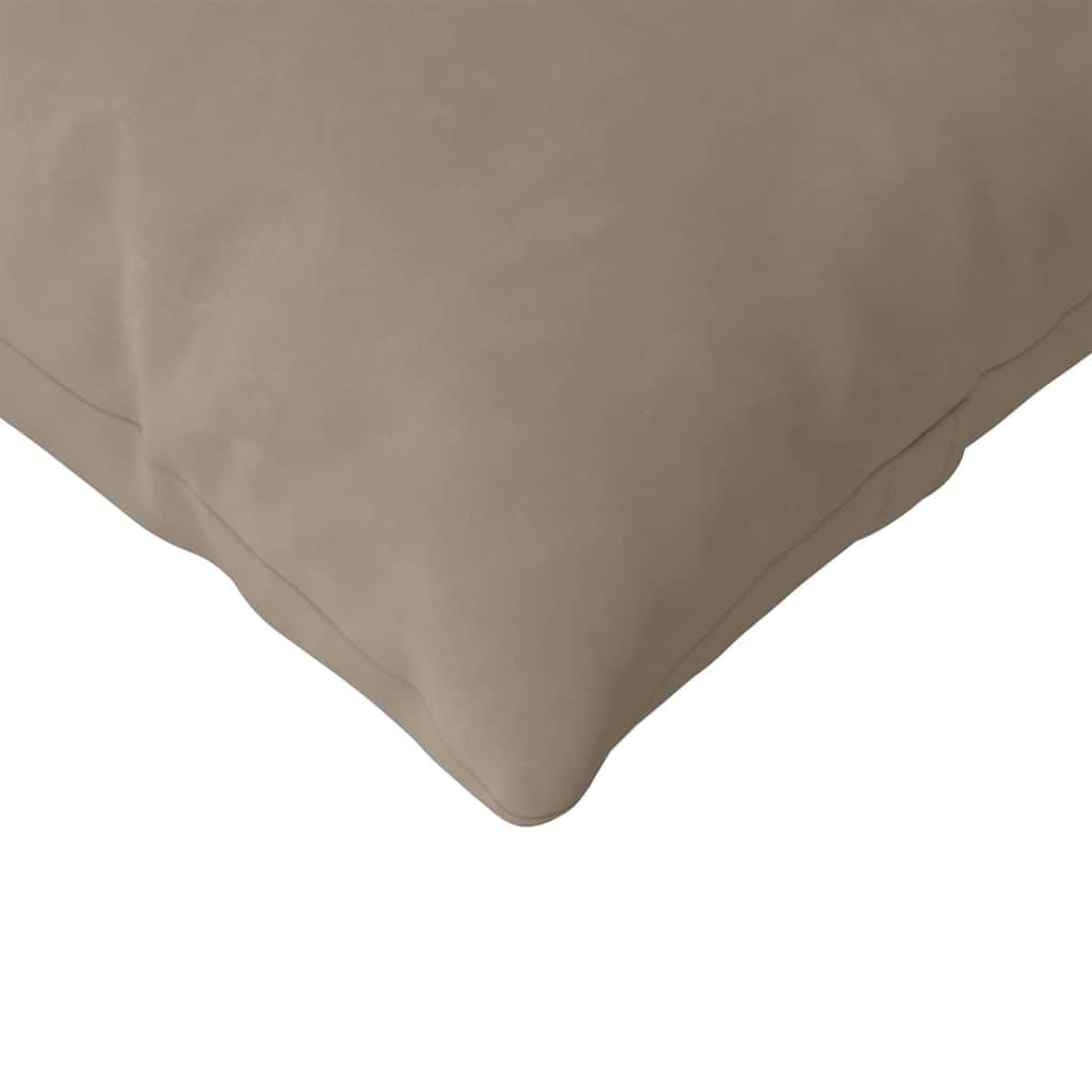 Cuscino Divano 2 Pezzi Tortora 120x40 cm Tessuto con Rivestimento Sfoderabile Ergonomico Imbottito Antiscivolo e Lavabile Adatto per Soggiorno, Sala da Pranzo, Ufficio e Balcone