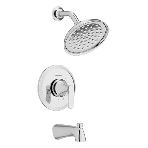 Kit de recorte para bañera y ducha Becklow con válvula, 1.8 GPM, cromo pulido American Standard 7429508 miniatura 1