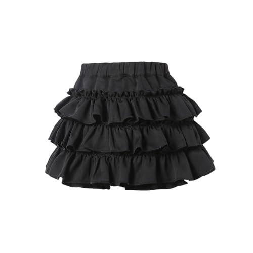 Falda plisada para niñas con pantalón corto: falda atlética de cintura alta cómoda para tenis