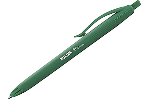 Boligrafos Milan MILAN Boligrafo p1 retractil 1 mm touch verde, MLN176513925