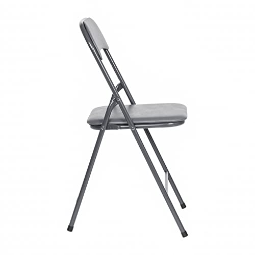 Flash Furniture Madison 5 Piece Gray Folding Card Table And Chair Set, Grey #TOP7