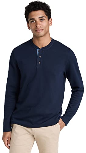 Vince Men's Dbl Knit L/S Henley
