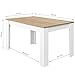 COMIFORT – Mesa De Comedor Extensible Moderna de 120 a 170 cm,...