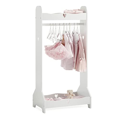 Haus Projekt Perchero Infantil, Blanco Burro Ropa Infantil, Madera Armario Infantil de 3 a 8 años, Perchero Hecho a Mano para Niñas, Dormitorio Infantil Mobiliario Recogido, Regalo di Compleanno - imagen 9
