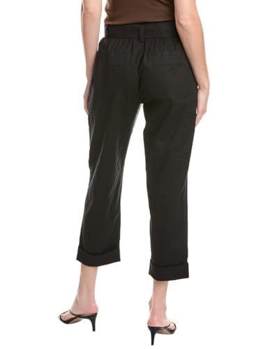 Vince Belted Linen-Blend Pant2