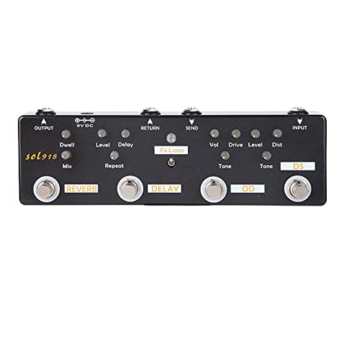 Pédale de guitare avec réglage du bouton pour éliminer les pertes de signal en boucle fx