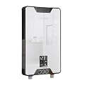 LALAHOO Tankless Water Heater Electric,240V 9kW Instant Hot Water Heater,Self Modulates to Save Energy Use Water Heater Electric with LED Display,White Tankless Water Heater,Water Heater for Shower