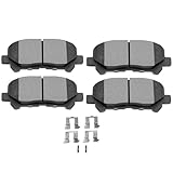 SCITOO D1281 Rear Ceramic Brake Pads Sets Fit For Acura MDX 2007-2013,For Acura ZDX 2010-2013,For Honda Odyssey 2011-2017,For Honda Pilot 2009-2011
