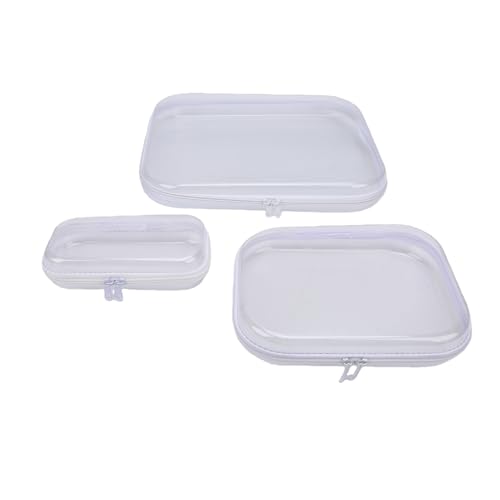 Bolsas de almacenamiento transparentes de carcasa dura compacta 7