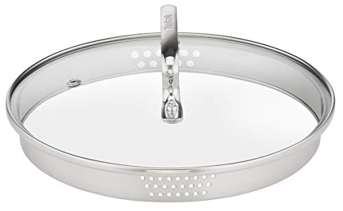 Tefal Duetto Lot de 7 pièces : 3 casseroles 16/20/24 cm, 1 casserole 16 cm, 3 couvercles en acier inoxydable, 3 couvercles en verre, marques de mesure, toutes sortes de cuisines, passe au four et au – Image 5