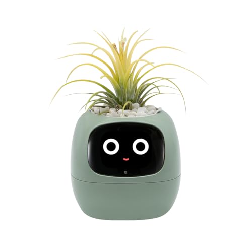 Vaso de Planta Inteligente com IA e Sensores (Verde)