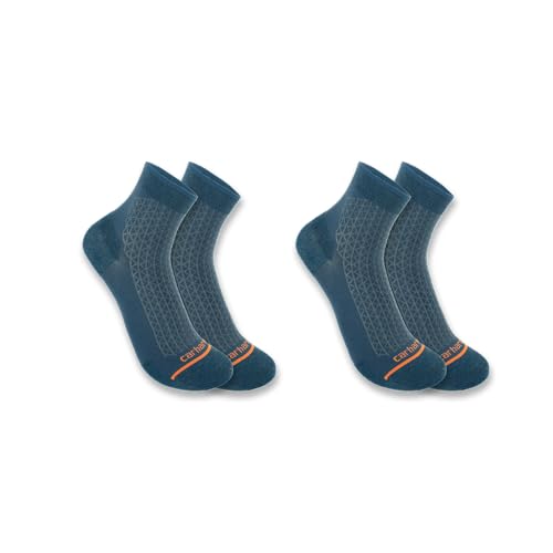 Carhartt Men's SQ8012M Lightweight Durable Quarter Sock 2-Pack