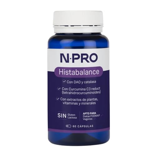NPro SALUD INTESTINAL Histabalance 60 Cápsulas – Suplemento con DAO, Catalasa, Comino Negro,...