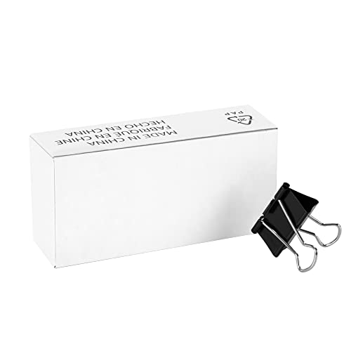 Amazon Basics Binder Paper Clips, Medium Clip (Small Box), 24 Count, 2 Pack Of 12, Black #TOP1