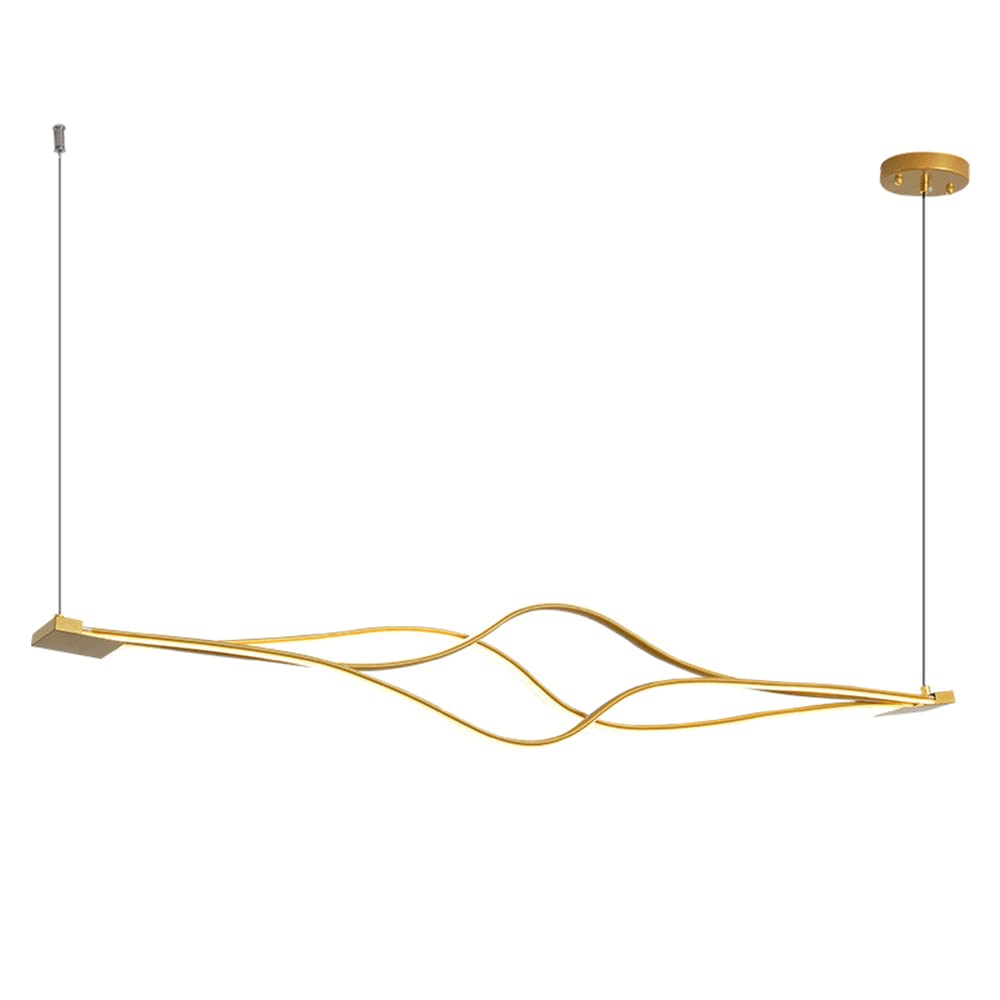 Lampe suspendue linéaire de salle à manger pour illuminer vos repas