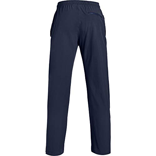 Under Armour Men's Hockey Warm Up Pants , Midnight Navy (410)/White , Medium - Thumbnail 4