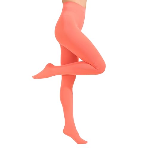 Image of Paralinda 2 Pairs Women's Solid Color Tights 80D, Soft Opaque Microfiber Tights