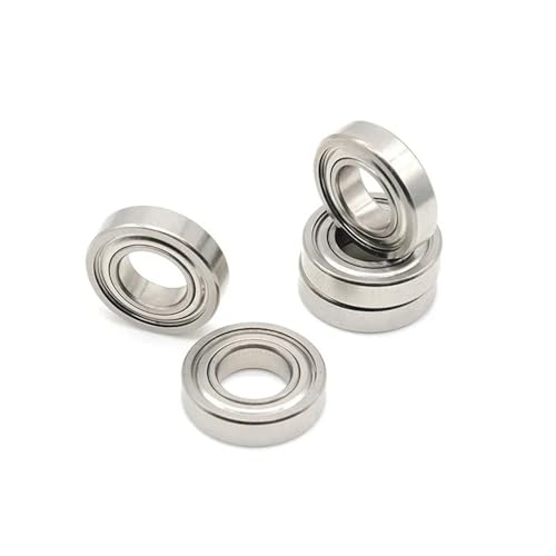 Roulement à billes en acier inoxydable S61810ZZ anti-rouille ABEC-7 pour stopper le jeu des axes