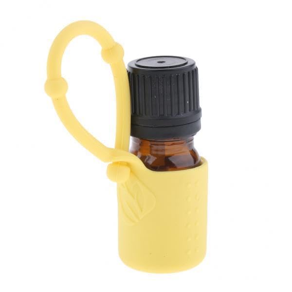Bnf® 10x5ml Empty Refillable Essential Oil Bottles Case with Silicone Sleeve Yellow Health & Beauty & Alternative Remedies Aromatherapy-image-22
