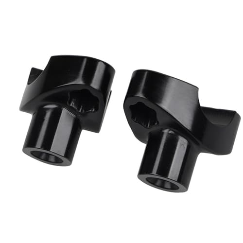 Élévateurs de guidon 1/2 noir pour ajuster la posture sur Sportster XL 883 et Dyna